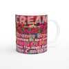 Cream Disraeli Gears Vinyl Album Track Mug - Ceramic White