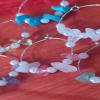 Set of 6 Wine Glass Charms with Crystals