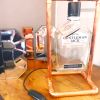 Gentleman Jack  - Copper frame Bottle table lamp - Original - Upcycled - Man/She Cave - Fathers/Mother Day - Gifts For Him/Her