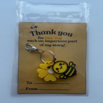 Teacher Bee Keyring: Thank You Gift for Educator Appreciation