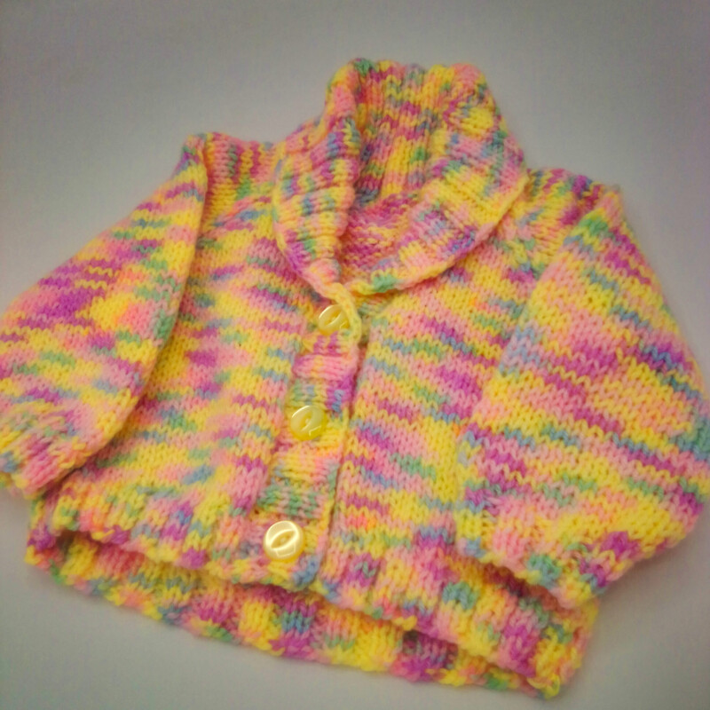 Shawl Collar Cardigan Set, 4 Piece Cardigan Set, Baby Clothes - Newborn         14 inch chest - £17.50