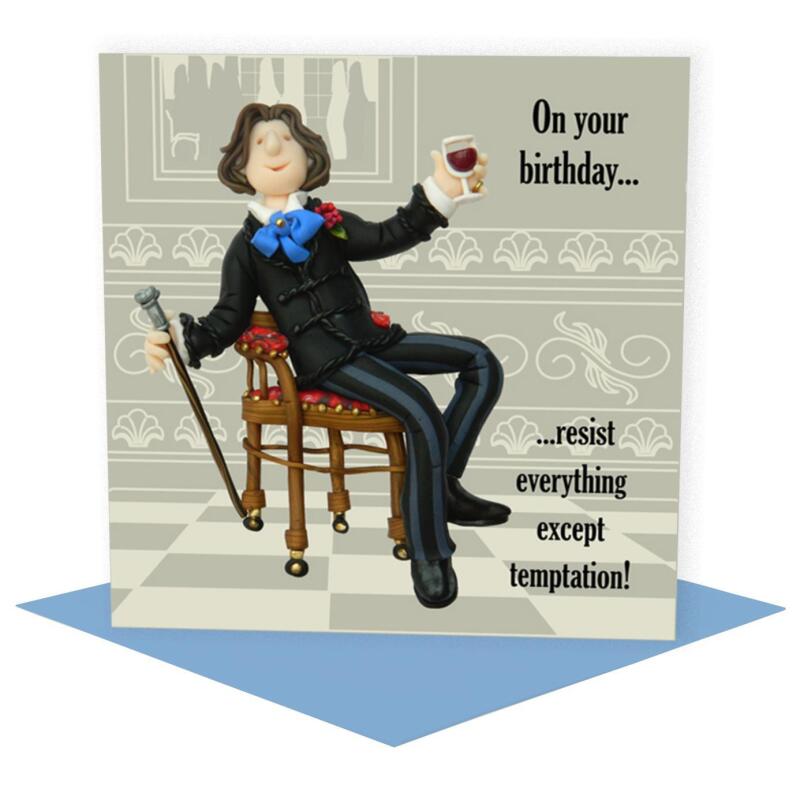 Literary Legends Birthday Card Pack - 5 Cards - Polymer Clay Art by Erica Sturla - Book Lover Gift UK