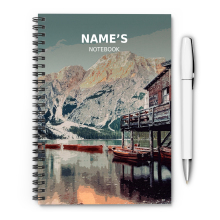 Personalised A5 Artwork Notebook - Trentino Italy