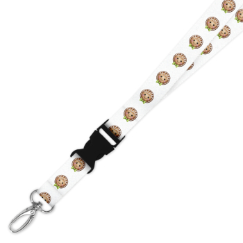 Double Breakaway Lanyard - Christmas Gingerbread Man