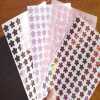 1cm Flower Stickers, 70's hippy style flower stickers - Pink