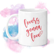 Valentine's Day Ceramic Mug - Lovers Gonna Love