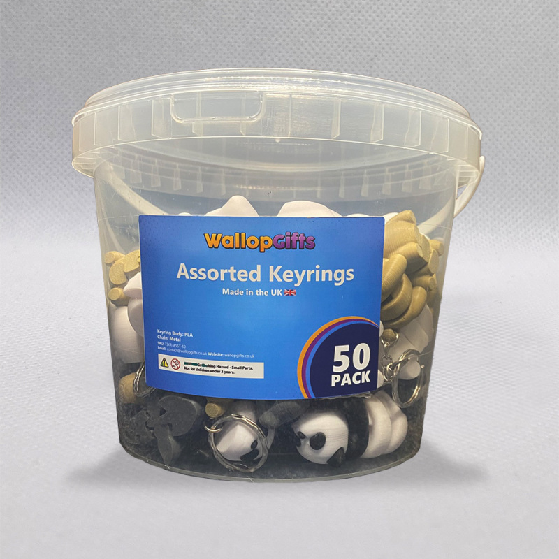 Grab & Go Keyring Tub (50 Keyrings)