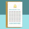 Brother Birthday Card - Funny Personalised Birthday Card for your Brother - 18th, 19th, 20th, 25th, 30th, 40th, or any other age - Blank inside - Regular - Matte