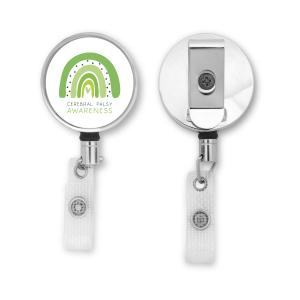 Personalised Metal ID Reel - Cerebral Palsy Awareness