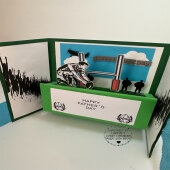 Handmade Rugby Pop Up Card