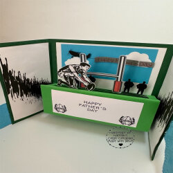 Handmade Rugby Pop Up Card