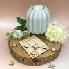 Personalised Wedding Favours / Wedding Games / Noughts and Crosses / Table Decoration / Gifts for Guests / Table Gift / Hearts & Kisses