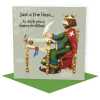 Magna Carta - King John themed birthday card - designed by Erica Sturla - 15cm square and blank inside, made in the UK