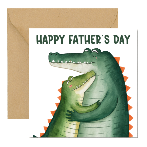 Father's Day Card - Happy Father's Day Crocodiles