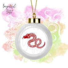 Ceramic Chinese New Year Bauble - Zentangle Chinese New Year Animal