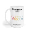 Personalised Ceramic Mug - Rainbow Stethoscope