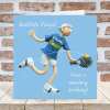 Padel Birthday Card for Him - Padelista Prince Card - Polymer Clay Art by Erica Sturla - Padel UK