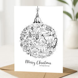 Corporate Christmas Cards Branded | Corporate | Company | Christmas Cards for Clients  Staff, Co-Workers, Teams & Clubs Christmas Cards