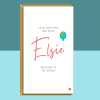 New Niece Personalised Card - New Baby Customised Card - From Aunt or Uncle - Regular - Matte - Personalised Inside
