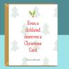 Funny Christmas Card - For Him or For Her - Personalised - Rude - Ideal Xmas Card for Friend, Brother, Sister, Colleague - Blank inside - Large