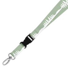 Double Breakaway Lanyard - Winter Trees