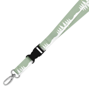 Double Breakaway Lanyard - Winter Trees