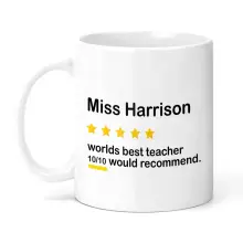 Personalised Teacher Ceramic Mug - Review