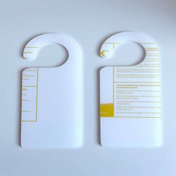 Acrylic Blank Door Hangers / Wardrobe Dividers / Crafting Blanks /  Acrylic Wholesale / Blank Crafting Acrylic Shapes