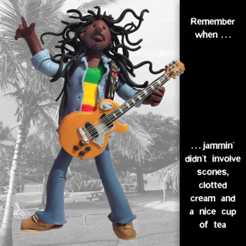 Scones Humorous Music Themed Greetings Card by Erica Sturla