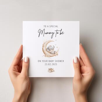 Baby Shower Card, Mummy To Be Card