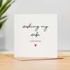 Wife Birthday Card For Her, Special Wife Birthday Card, Birthday Gift For Wife, Wife Birthday Gift, From Husband - Square (5.5x5.5) / Blank Inside