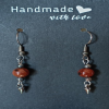 Mahogany Obsidian Sterling Silver 925 Earrings 
