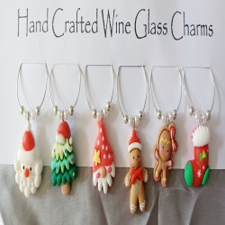 Christmas Wine Glass Charms