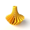 The Kario Short Vase, Modern and Unique Home Decor for Dried and Preserved Flower Arrangement - Black