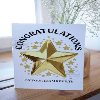 Whimsical Handmade Congrats Card - Celebrate Your Victory