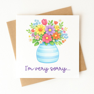 I'm Sorry Card - I'm Very Sorry...
