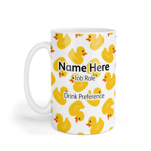 Personalised Ceramic Mug - Rubber Duck