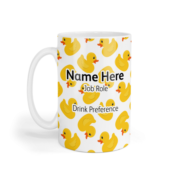 Personalised Ceramic Mug - Rubber Duck