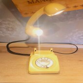 Rotary Dial Telephones Vintage Cream Lamp 1970s GPO 746 Models
