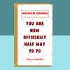 Funny 35th Birthday Card - For Him or For Her - Cheeky, Rude, Adult Card for Someone Turning 35 Years Old - Ideal Greetings Card