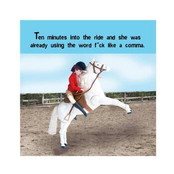 Funny Horse Coaster | Riding | Funny Horse Lover Gift | Stocking Filler | Equestrian