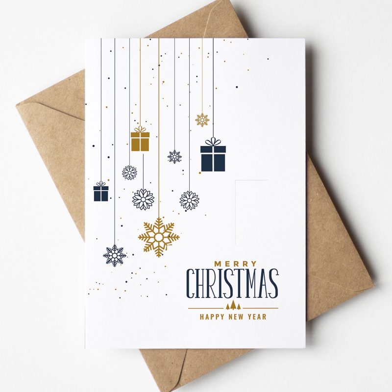 Corporate Christmas Cards Branded | Corporate | Company | Christmas Cards for Clients  Staff, Co-Workers, Teams & Clubs Christmas Cards - A6 - 4.1" x 5.8"