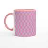 Three Diamond Pink Ceramic Mug