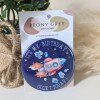 Personalised Space Rocket Birthday Card And Badge, Space Birthday Card. Space Rocket Birthday Card - 