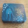 Craft Travel Tin | Travel Sewing Tin - Green Leopard
