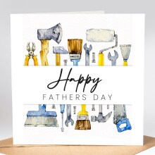 Father's Day Card Gardening - DIY Happy Father's Day - Standard Smooth Card