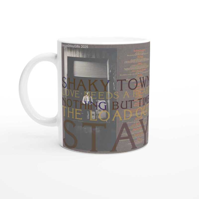 Jackson Browne Running On Empty Track Mug