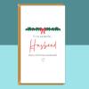 Husband Christmas Card - For Him - Personalised - Love - Xmas Card for Husband - Blank inside - Large