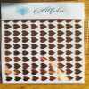 Gold, Silver or Holographic Heart Stickers 100 in a set 1cm and 8mm - 1 - Gold