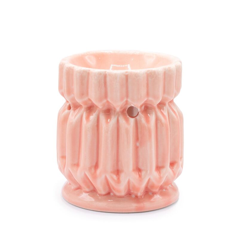 Geometric Pink Wax Melt/Oil Burner Tea Light Burner